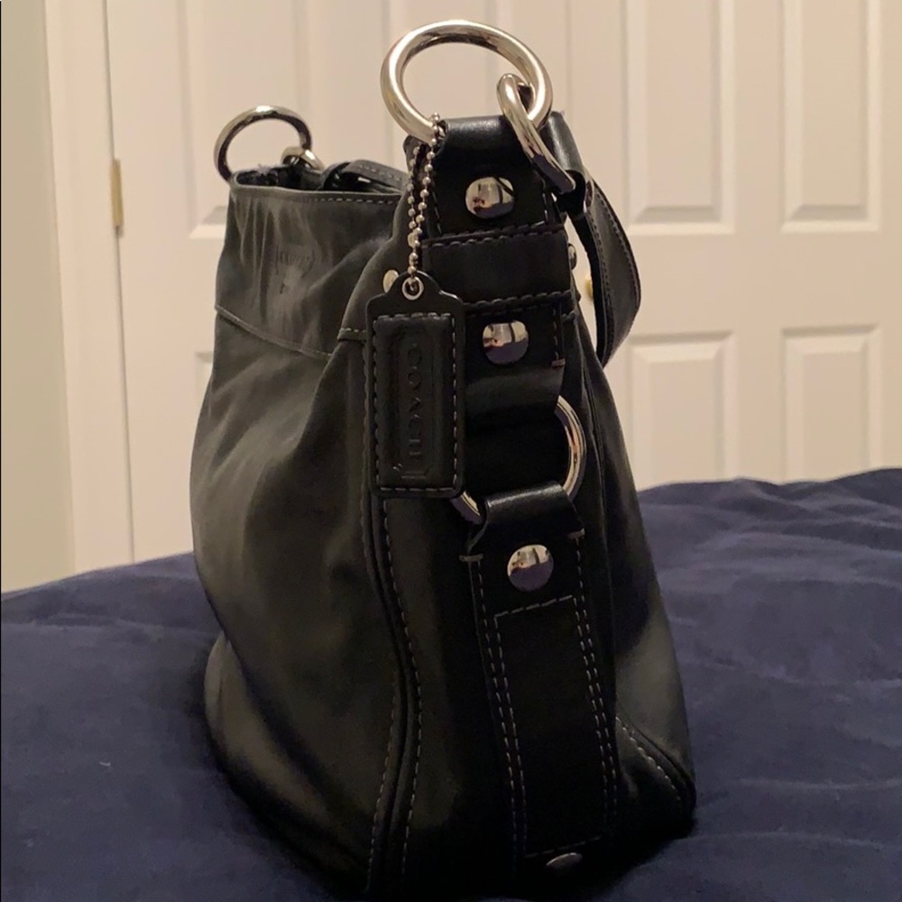 Coach Leather Shoulder Bag - Picture 4 of 7